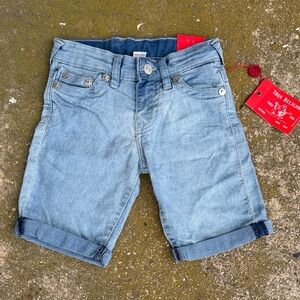 True Religion GENO NWT! Light Blue Jean Shorts
